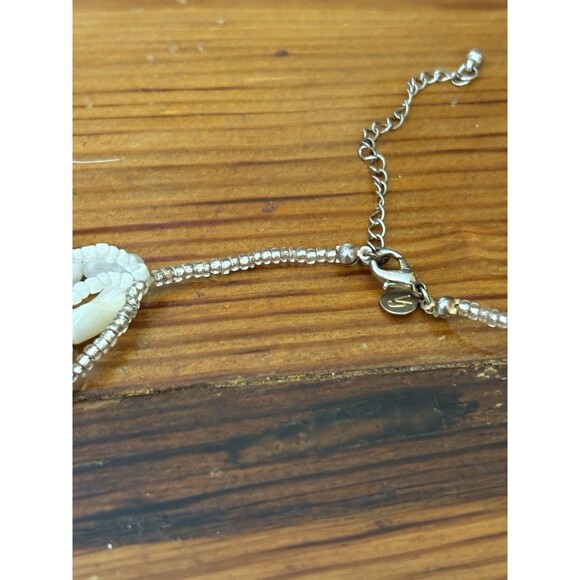 Vintage VJ Victor Jansen 5 String Necklace White Beaded - Picture 7 of 14